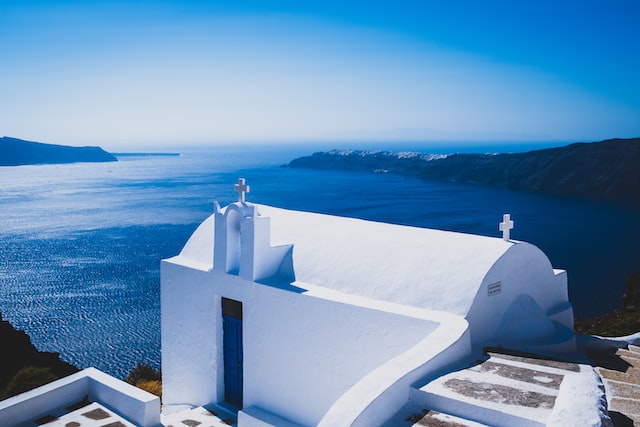 Fira to Oia, Santorini view