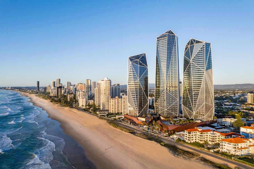 langham gold coast from the beach